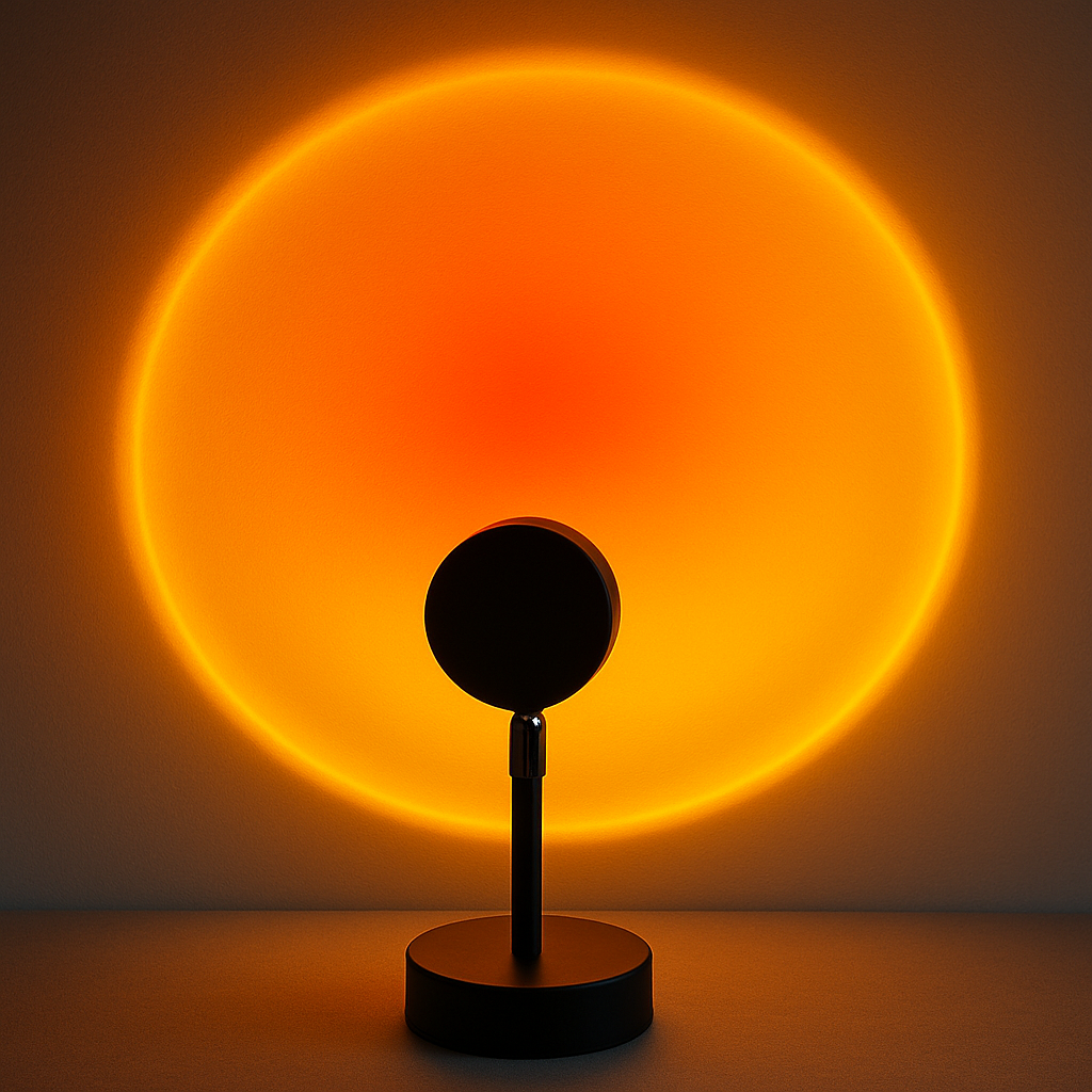 RGB Solnedgangsprojektorlampe for Stemningsbelysning